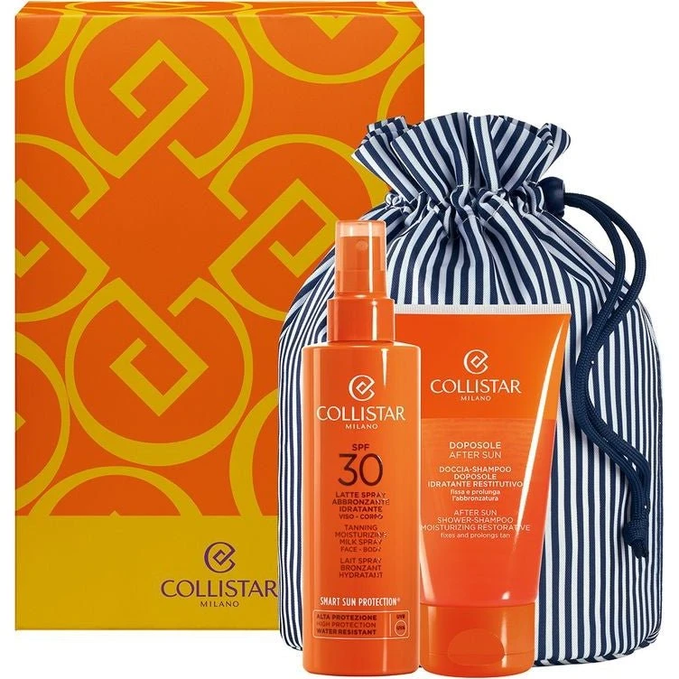 Collistar Solar Kit - Spraymælk SPF 30 & Aftersun-shampoo