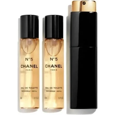 Chanel N°5 Rechargeable EDT 3x20 ml — Twist & Spray