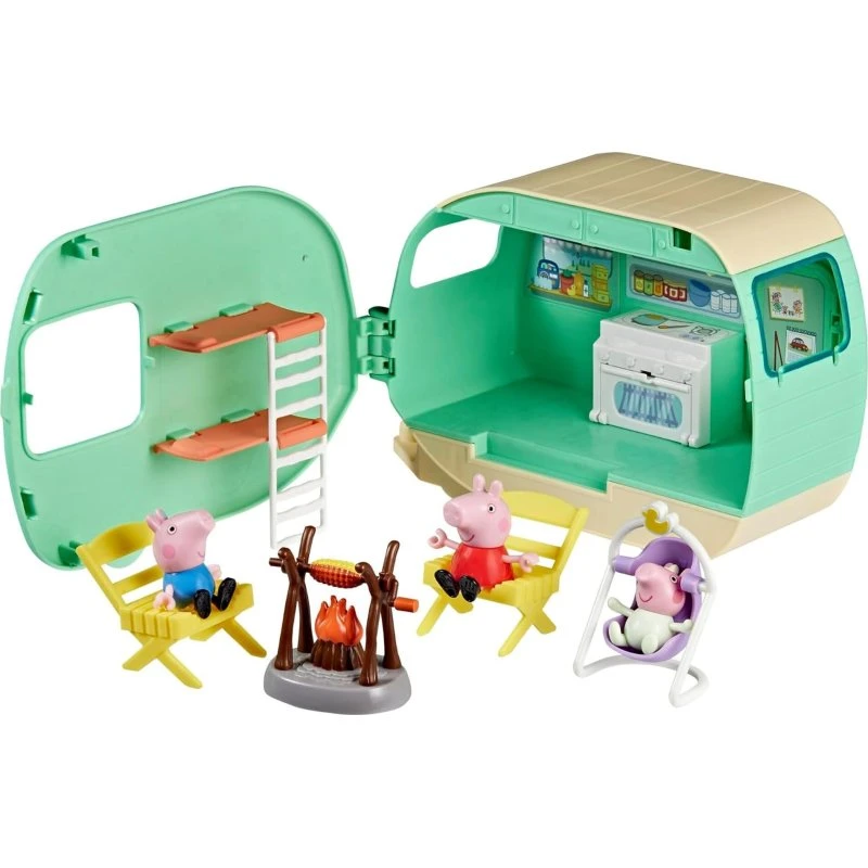 Gurli Gris campingvogn med 8 dele og 7,5 cm figurer
