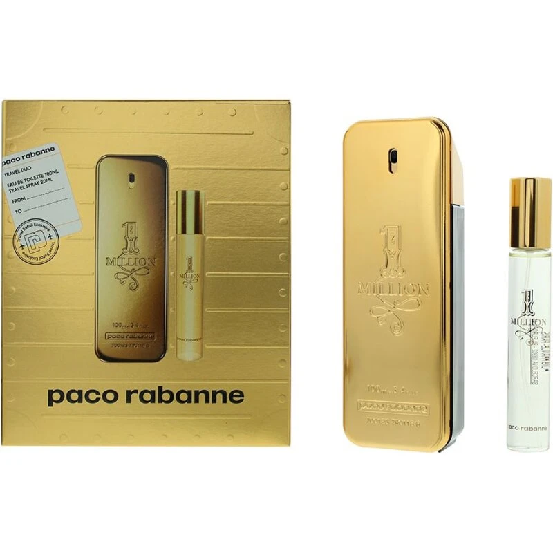 Paco Rabanne 1 Million Gavesæt EDT 100 ml + 20 ml