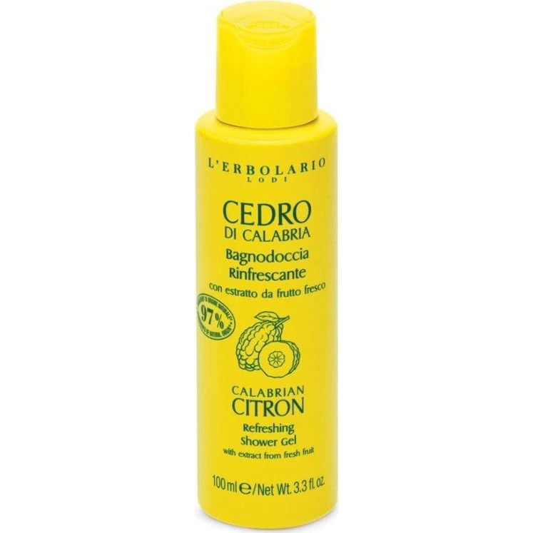L'Erbolario Cedro Di Calabria Forfriskende Brusebad 100 ml