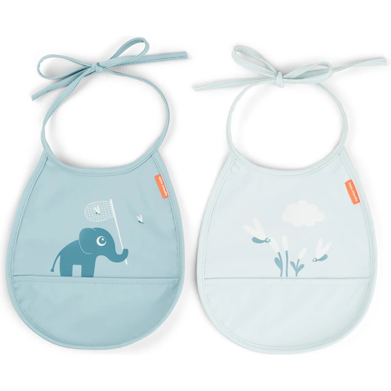 Done by Deer Hagesmæk 2-pak Elphee med lomme, blå