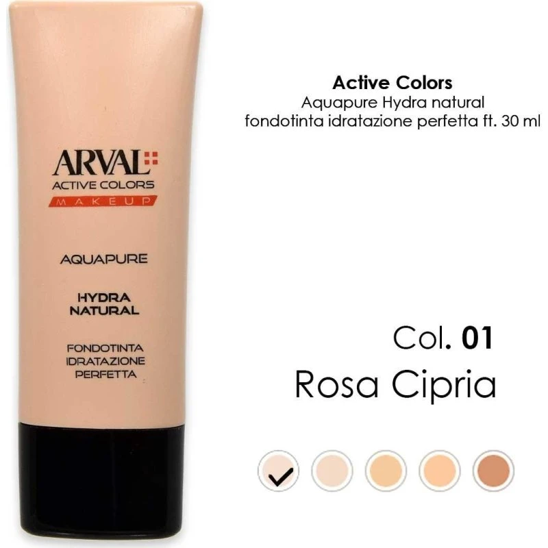 ARVAL AQUAPURE Hydra-natural n. 01 Foundation - 30ml