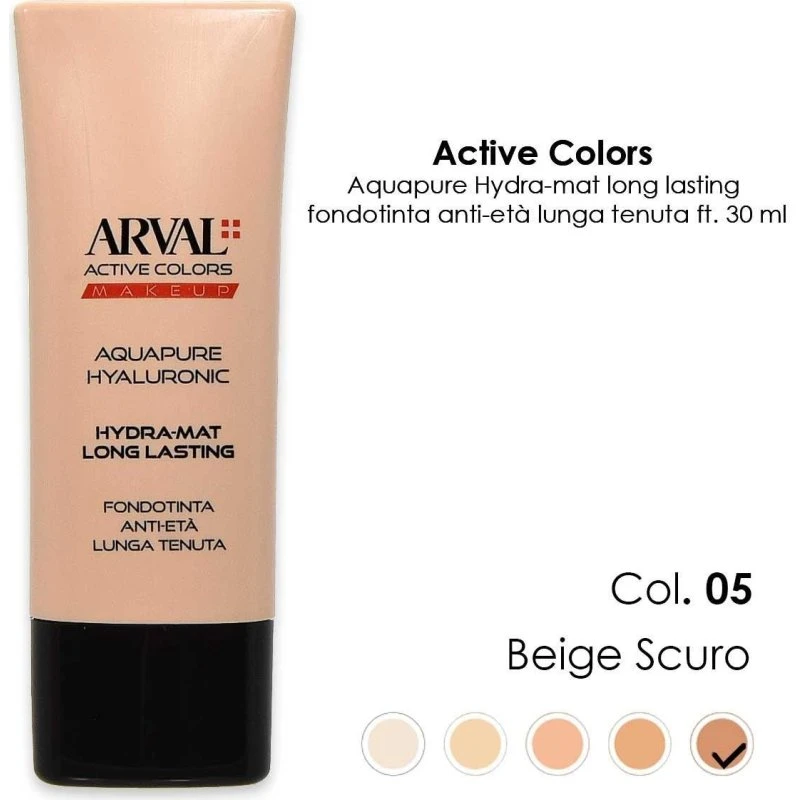 ARVAL AQUAPURE Hyaluronic Hydra-matte Foundation nr. 05 - 30ml