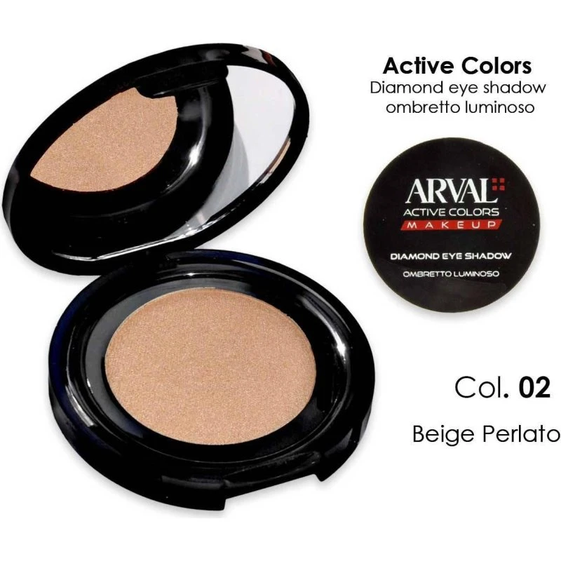 ARVAL Diamant Øjenskygge nr. 02 - Perlebeige