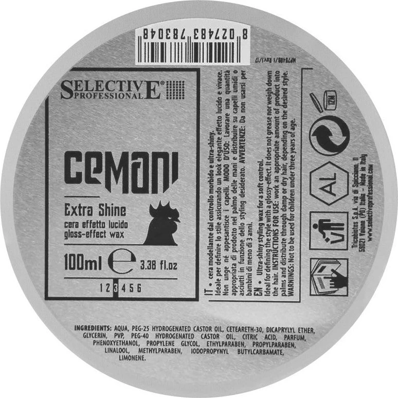 Selective Cemani Extra Shine Wax, 100 ml