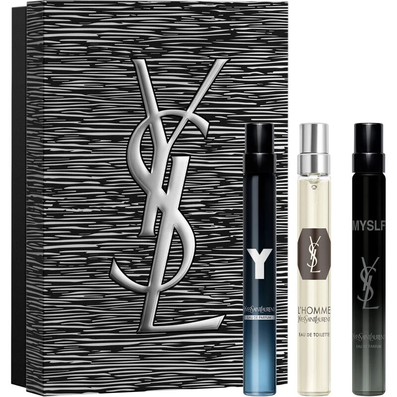 Yves Saint Laurent Y & L'Homme & MYSLF Rejsesæt 3x10 ml