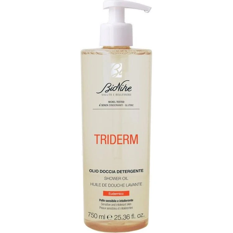 BioNike Triderm Olie Brusebad Rens 750 ml