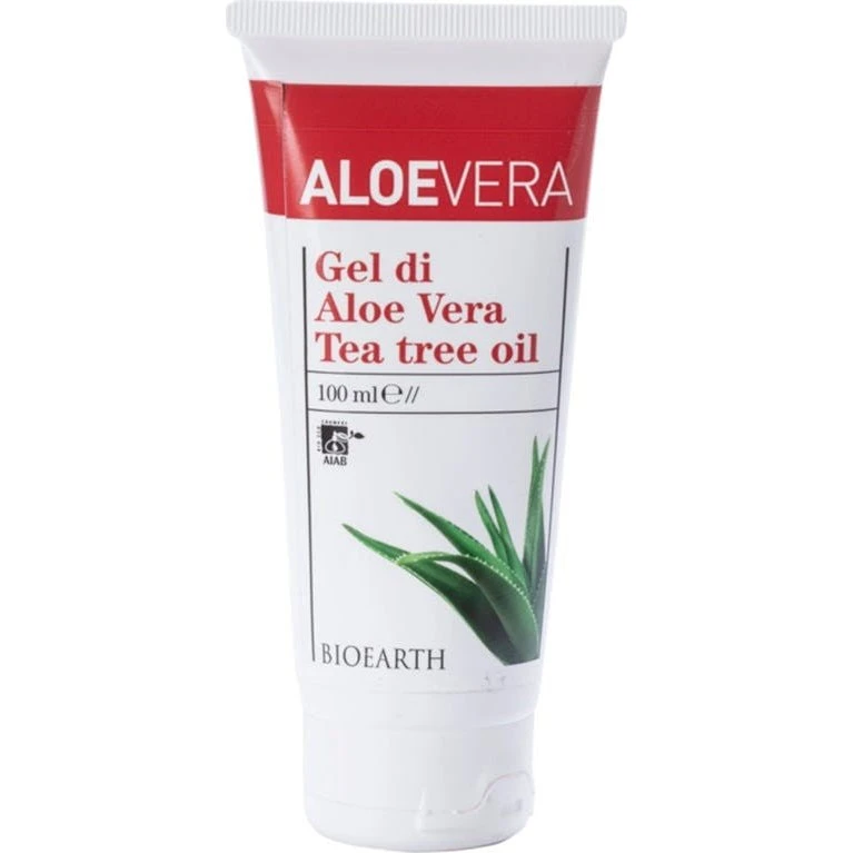 Bioearth Aloe Vera Gel med Økologisk Tea Tree, 100 ml