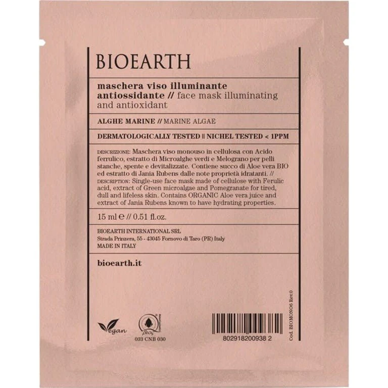 Bioearth Antioxidant Illuminating Face Mask 15ml