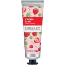 Bioearth Family Hand Cream Special Edition Jordbær & Aloe (30 ml)