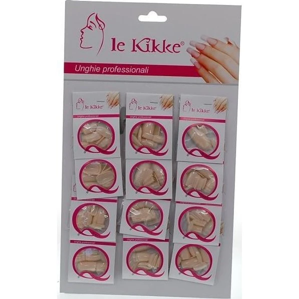 Le Kikke Naturlige Negle - 12 pakker á 24 stk.