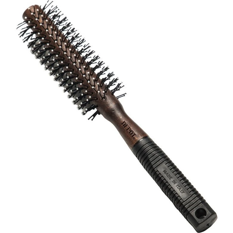 Depot Accessori n. 724 Rund Hårbørste Sort/Brun Størrelse S