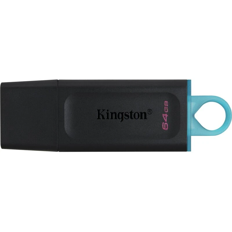 Kingston DataTraveler Exodia 64 GB USB 3.2 Gen 1 (Type-A) – Sort/Turkis