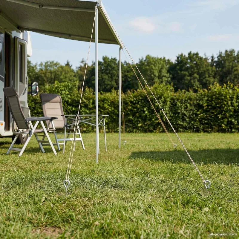 vidaXL Jordankre 6 stk. - Galvaniseret metal, Ø10 × 60 cm