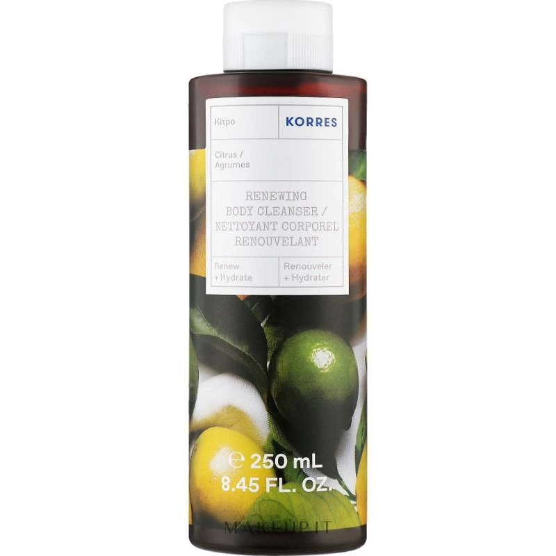 Korres Citrus revitaliserende shower gel 400 ml