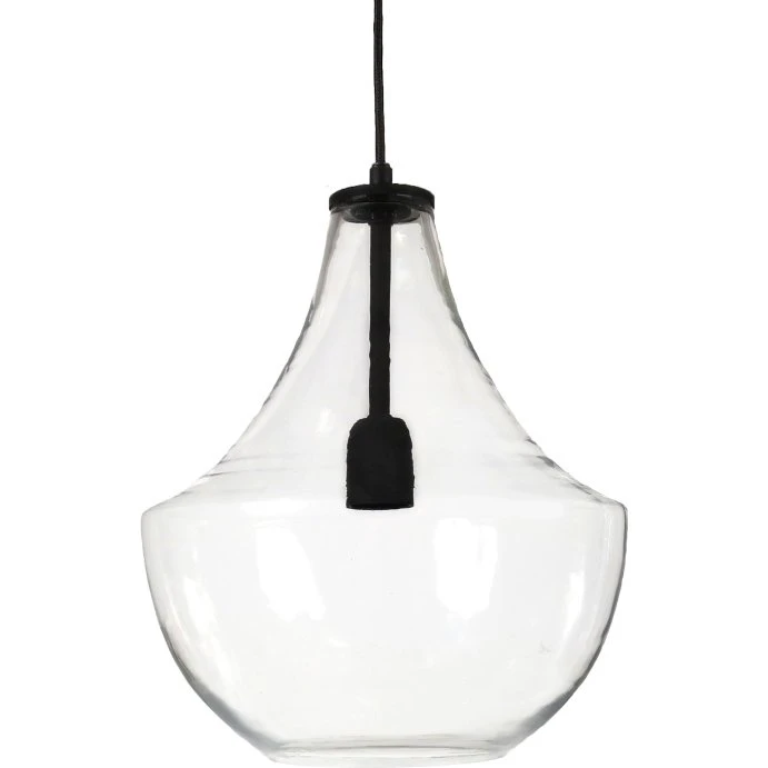 PR Home Hamilton Taklampa, Klar/Sort, 30 cm