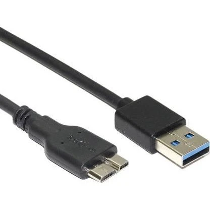 NÖRDIC USB 3.1 Kabel USB A til USB Micro B, 2m, Sort