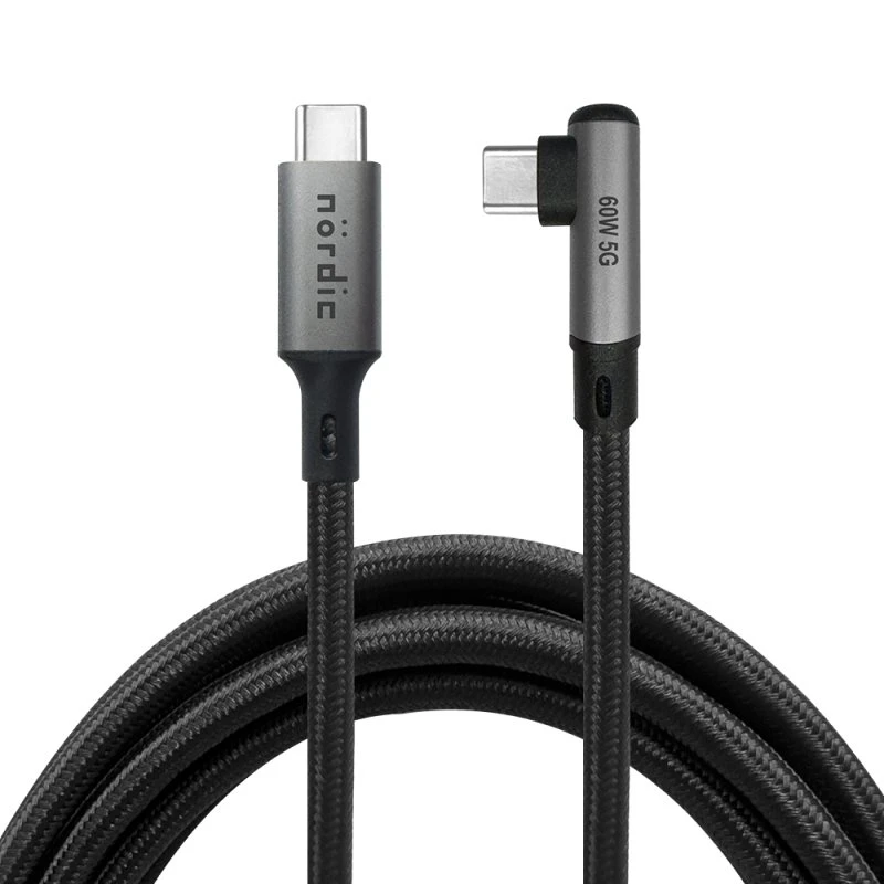 NÖRDIC VR Link kabel 5m USB-C til C til Quest 2 - Sort