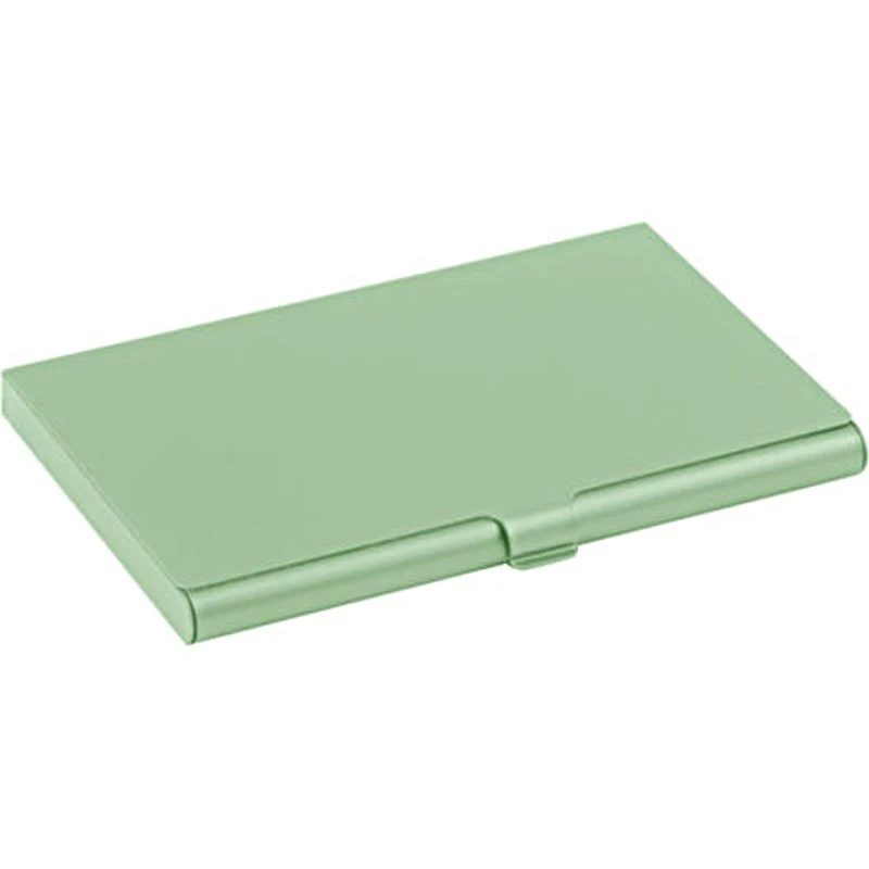Glat aluminiumskortholder - Lysegrøn
