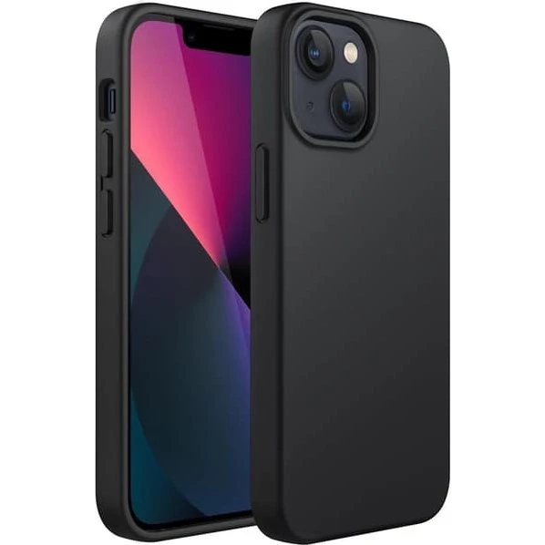 iPhone 13 Silikoneetui - Mat Sort