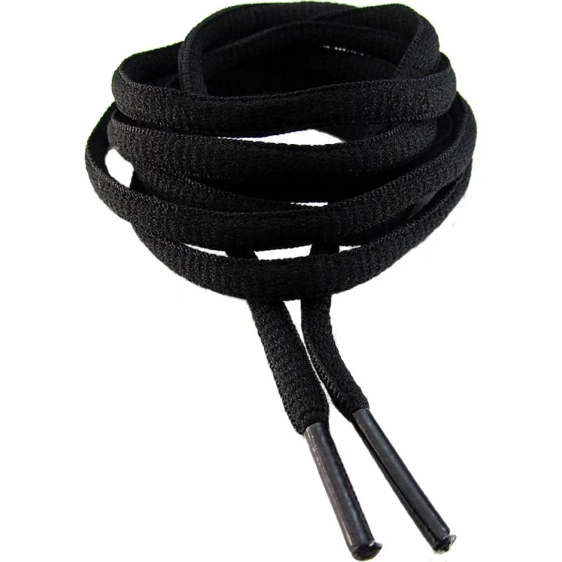 Snørebånd - Sort - Oval - 200 cm