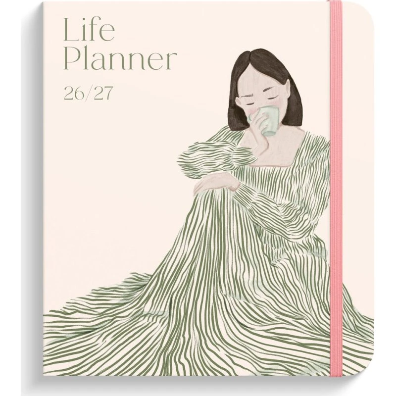 Burde Life Planner Green Flow 26/27