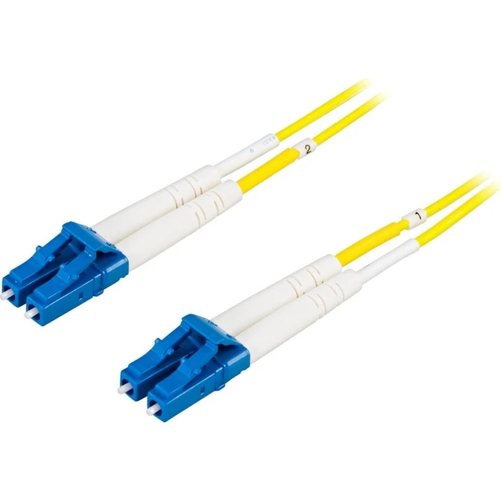 DELTACO Fiberkabel LC-LC Duplex Singlemode OS2 9/125 3m