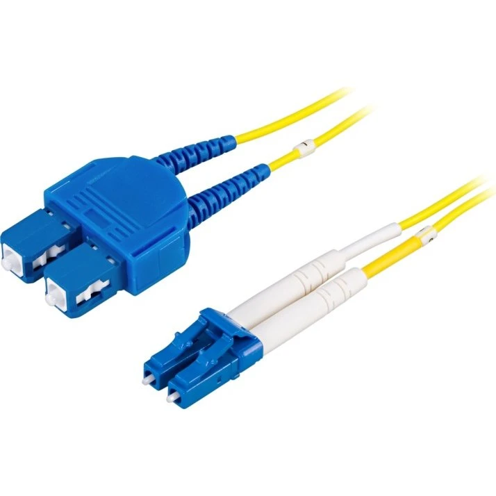 DELTACO fiberkabel LC-SC duplex singlemode 9/125 OS2 2m