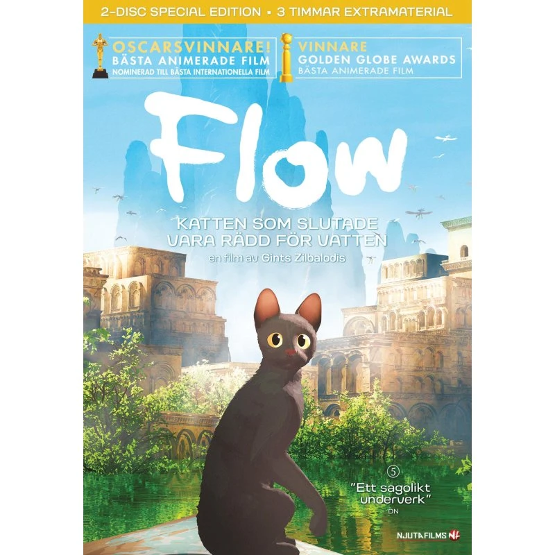 Flow - Katten der holdt op med at være bange for vand (2 DVD)