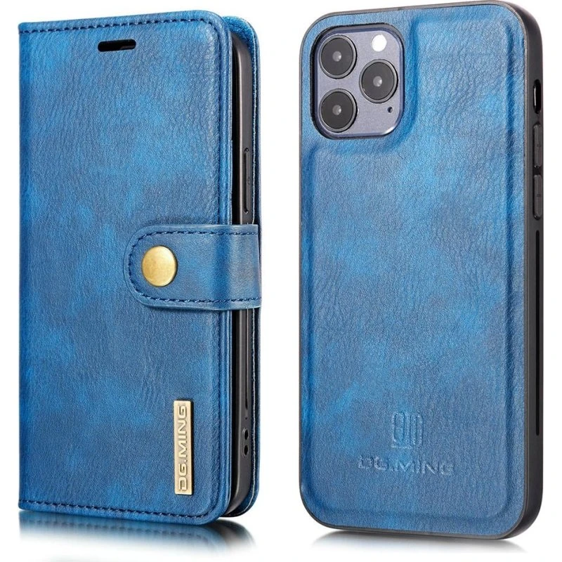 DG.MING Wallet Case til iPhone 13 - Blå