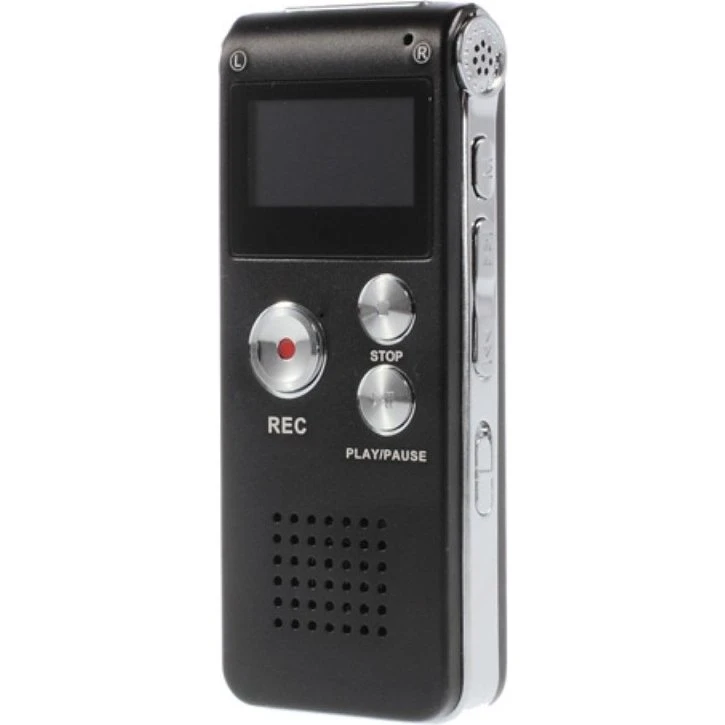 SK-012 Digital Stemmeoptager & MP3-afspiller, 8 GB, Sort