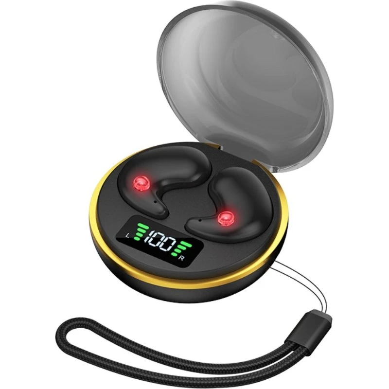Sleep Bluetooth Earbuds - Usynlige sove-hovedtelefoner, Sort