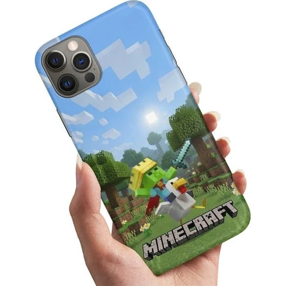 Minecraft Mobilcover til iPhone 12 / 12 Pro