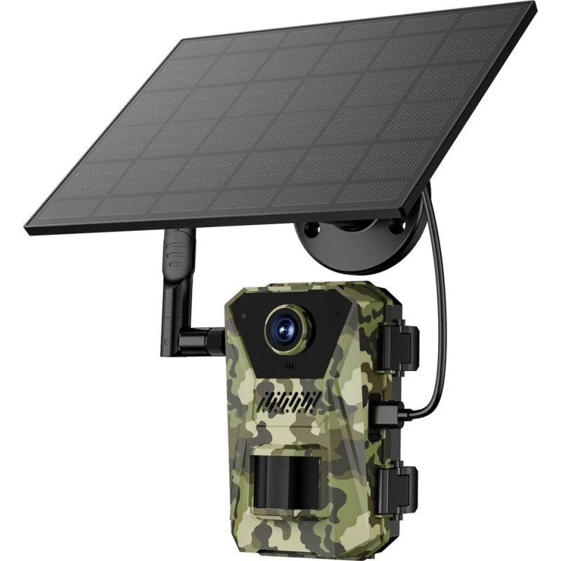 Solar 4G Trail Camera - Vandtæt PIR Night Vision HD Jagtkamera