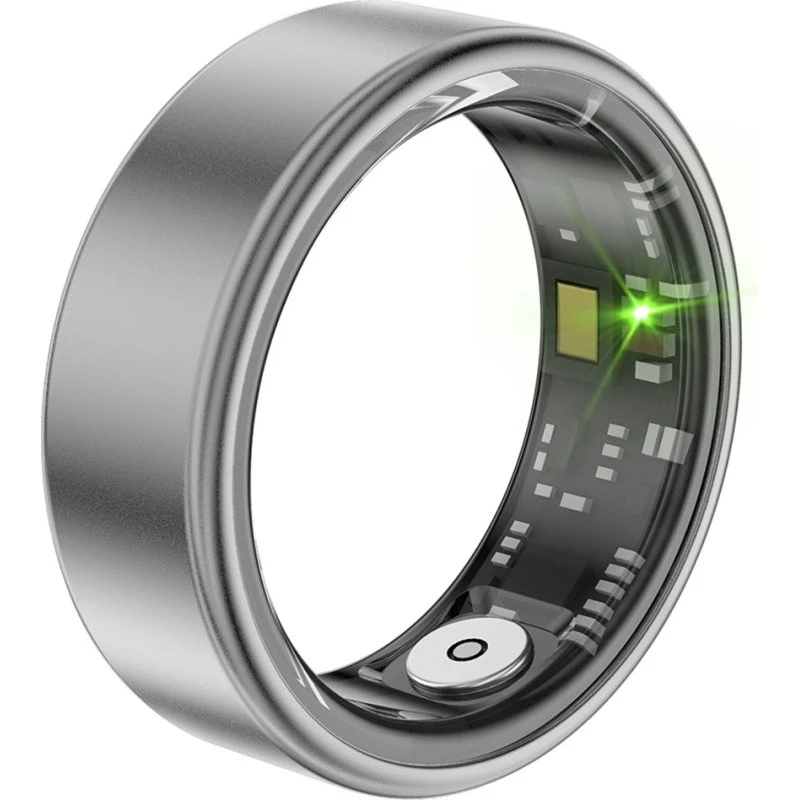 Smart Ring Bluetooth Health Tracker - Sort, 19.0 mm