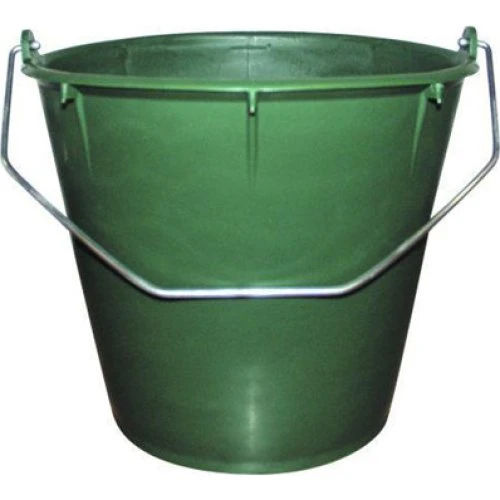 Spand grøn 7 liter med galvaniseret hank