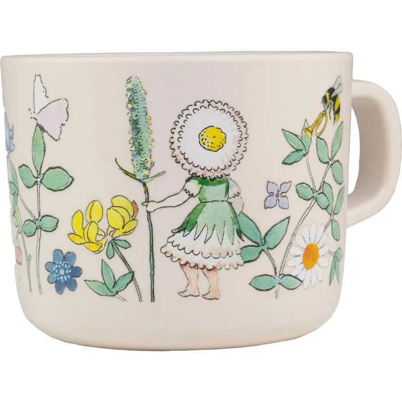 Rätt Start Elsa Beskow Blomsterfesten Krus med Hank