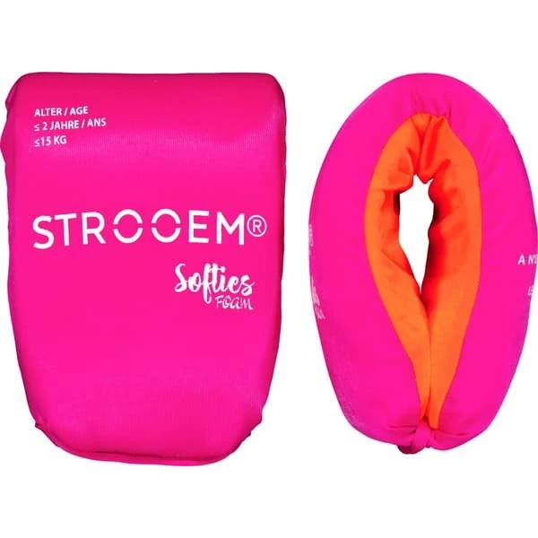Strooem armpuffere til børn, 0-2 år, Pink-Orange