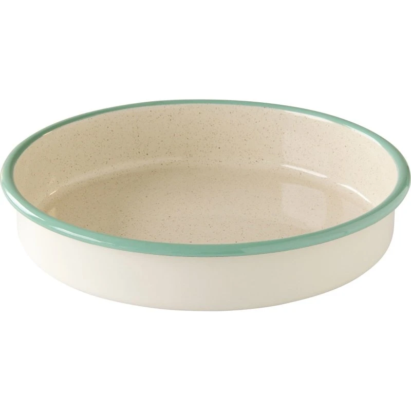 Kockums Jernverk Rundt ovnfast fad, 28 cm, Cream Lux