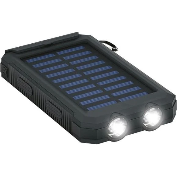 SiGN Solar Powerbank 8000mAh - Sort