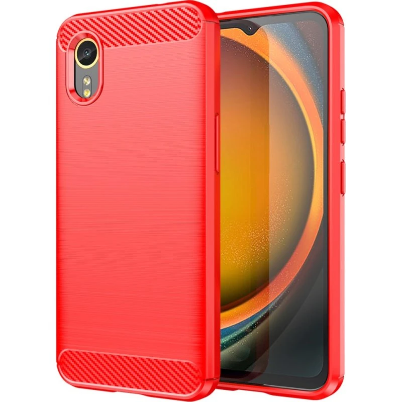 SKALO Samsung Xcover 7 Armor Carbon Cover - Stødsikkert TPU-cover
