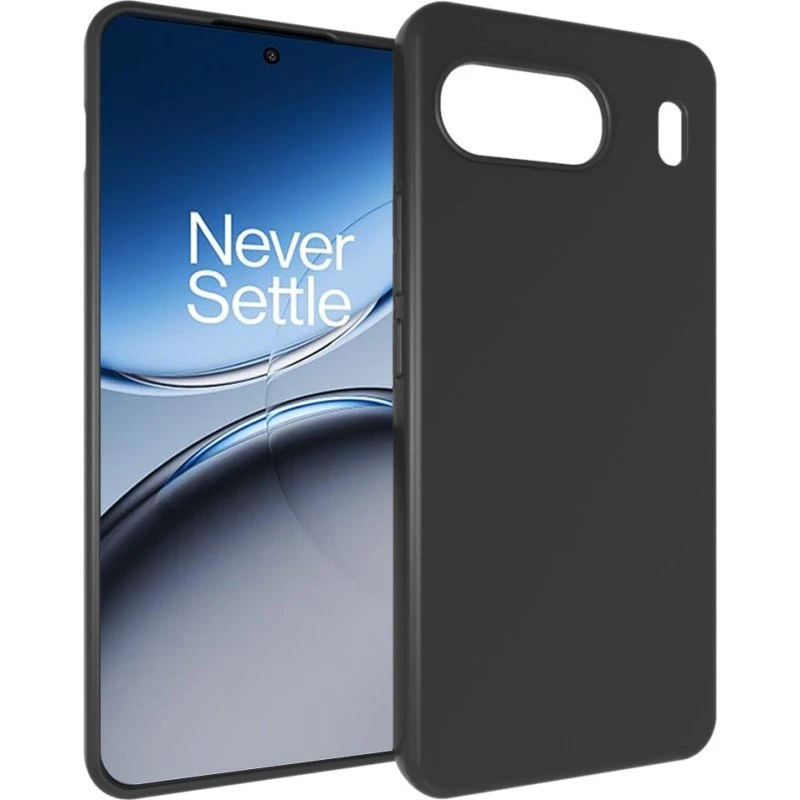 SKALO OnePlus Nord 4 Matte Black Ultra-tynd TPU Cover