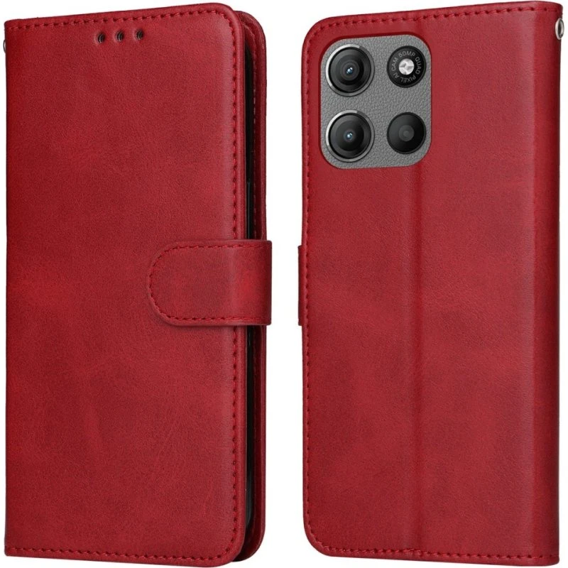 SKALO Motorola Moto G15 Power PU-læder Flip Cover