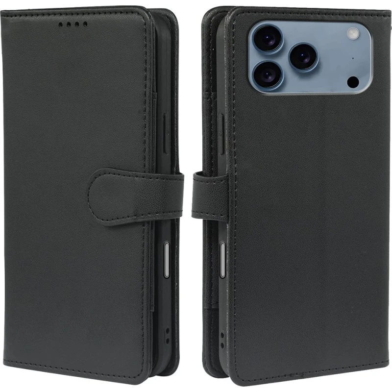 SKALO iPhone 17 Pro Max 9-RUM Flip Cover - Sort