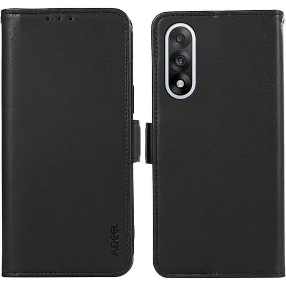 SKALO OnePlus Nord 5 ABEEL PU-Læder Flip Cover - Sort