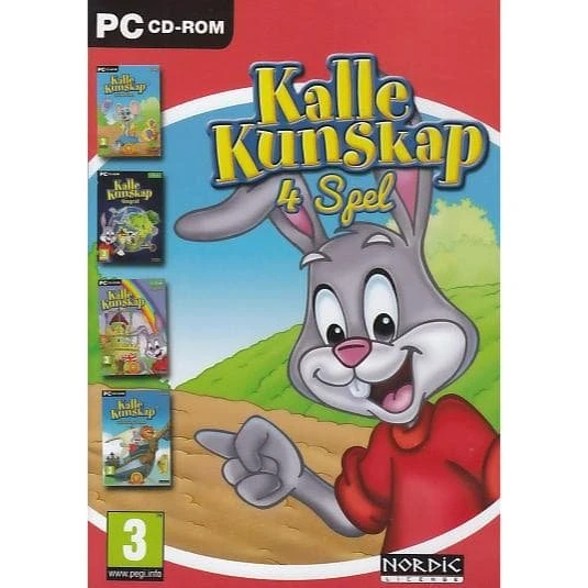 Kalle Kunskap Samling (4 spil) til PC