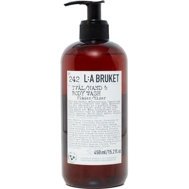 L:a Bruket 242 Hand & Body Wash Elder 450 ml