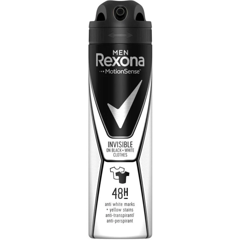 Rexona Men Invisible On Black & White Deospray 150 ml
