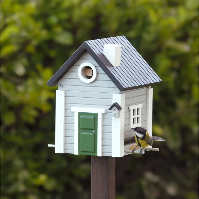 Wildlife Garden Multifuglehus Plus - Grå hytte
